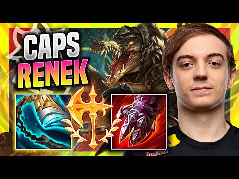CAPS PERFECT GAME WITH RENEKTON! - G2 Caps Plays Renekton MID vs Diana! | Season 11
