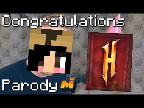 ♫ "Congratulations Hypixel" - Minecraft Parody of PewDiePie's Congratulations