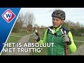 Keihard trainen op rolski's voor langlauftocht van 90 kilometer