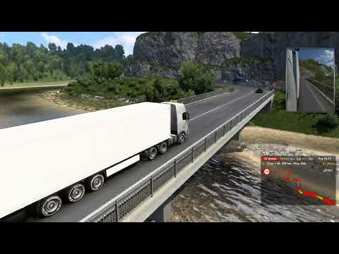Euro Truck Simulator 2 ETS2 Clermont to Milano Medical Volvo FH16 750