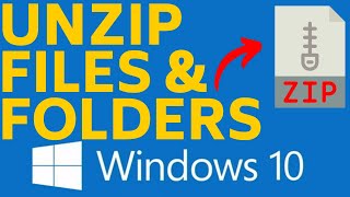 How To Unzip Compressed File Or Folder on Windows 10