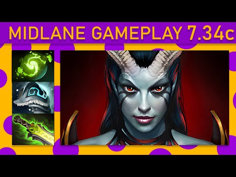 ✨Paparazi灬 Queen of Pain 71% Kill participation! Mid Gameplay - Dota 2 Top MMR