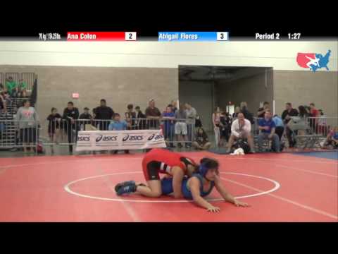 FILA Cadet 70 kg / 154.25 lbs. - Ana Colon vs. Abigail Flores