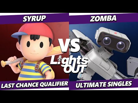 Lights Out TOP 8 - Zomba (ROB) Vs. Syrup (Ness) Smash Ultimate - SSBU