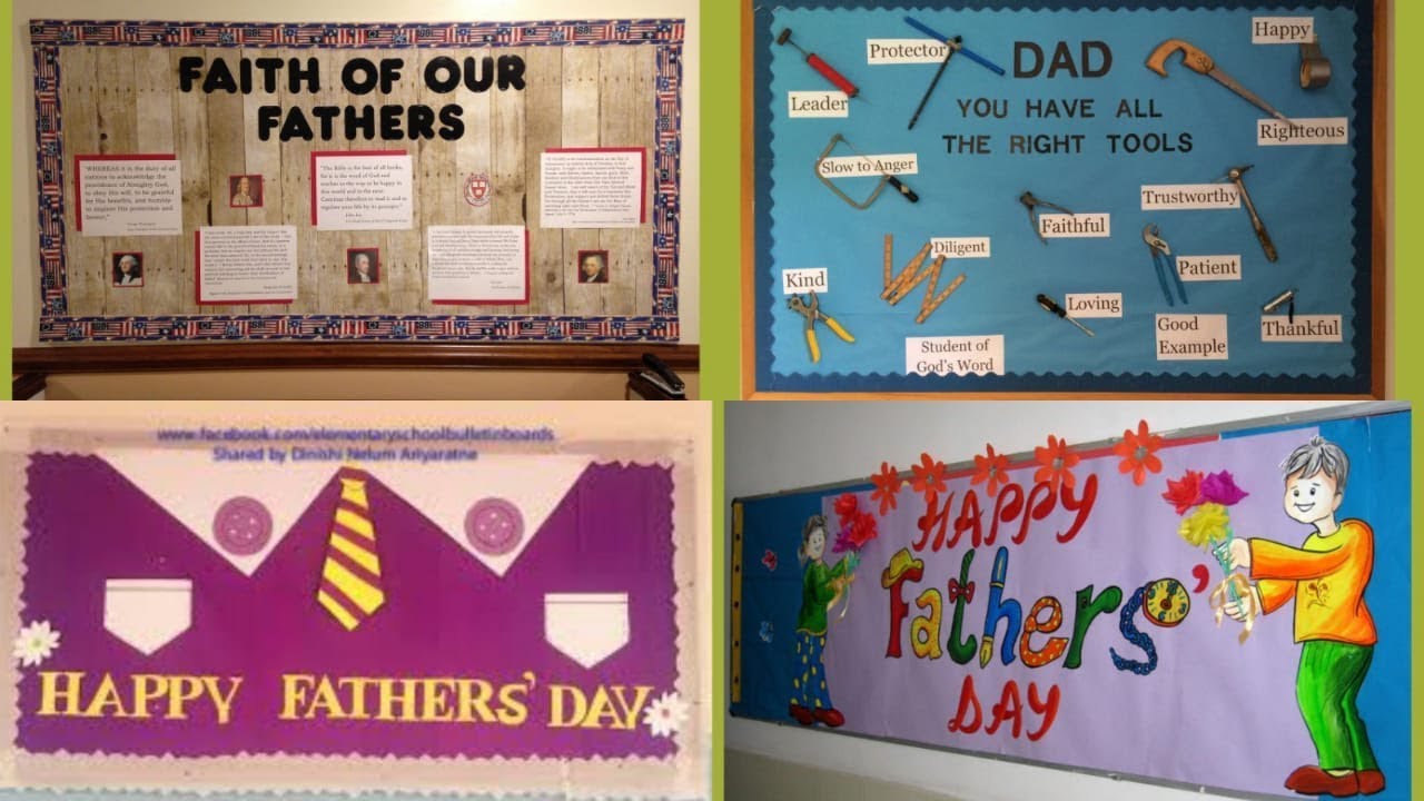Watch video Father's day school display board ideas || Father's day notice board ideas for school Now Father's day school display board ideas || Father's day notice board ideas for school