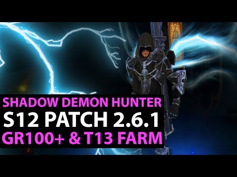 Diablo 3 Demon Hunter Shadow Impale Build Season 12 - Greater Rifts & T13 Farming!