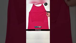 Turn Old T-Shirts into Aprons in Minutes! 👕➡️👩‍🍳 #shorts