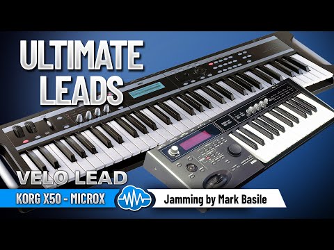 Velo Lead on Korg X50 / MicroX | Jamming by Mark Basile | Synthcloud Library