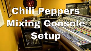 Video thumbnail for Red Hot Chili Peppers Mixing Console Setup Midas H3000 (Public) by Dave Rat