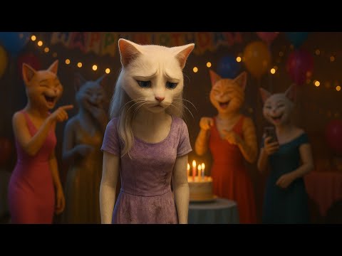 Ugly Cat Abandoned and Sad Cat | Emotional Cat Story | Cute Cat | ugly cat  #cartoon #cat #aicat