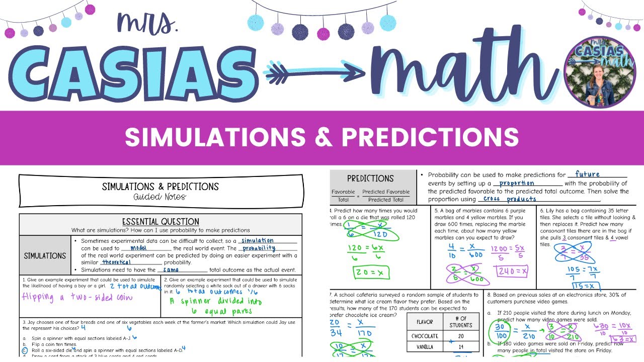 Simulations and Predictions | 7th Grade Math Lesson