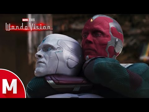 Vision vs White Vision | WandaVision Episode 9 [4K]