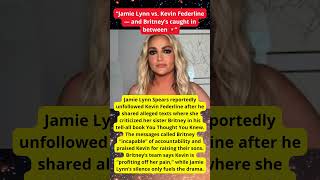 Jamie Lynn Spears Turns on Kevin Federline 😱