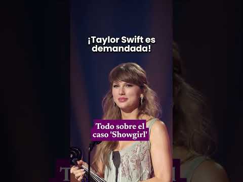 #Espectacular. Taylor Swift es demandada por violar derechos de autor. #Latinus #InformaciónParaTi