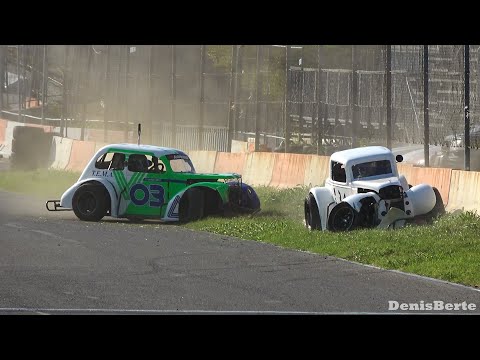 Legend Cars Italian Championship - Big Crash, Fire and Show