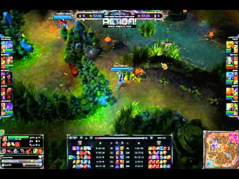 League of Legends-Best Baron steal-(Without wards and just one hit)-Caitlyn