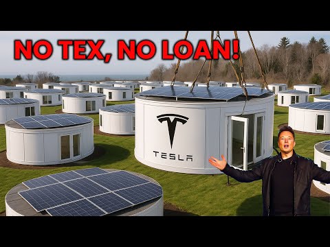 Part of a video titled Elon Musk's $7,899 Tesla Tiny House Is Real… and It Comes ... - YouTube