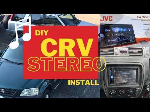 97-01 Honda Crv Stereo install