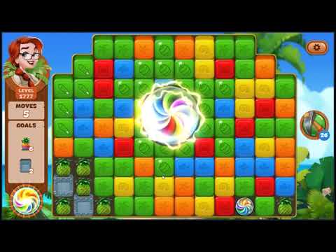 Lost Island Blast Adventure Level 1777 - NO BOOSTERS 🏝️ | SKILLGAMING ✔️