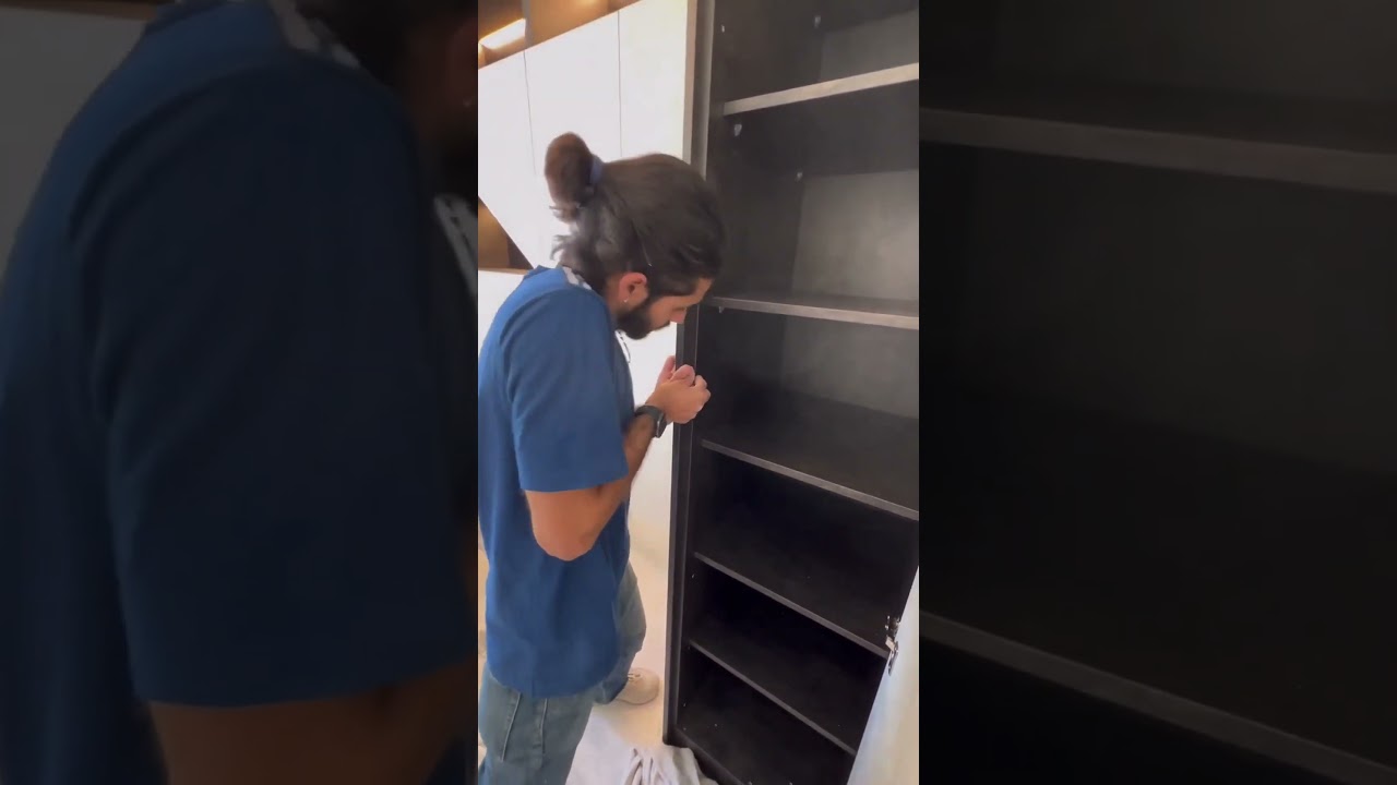 How to build the push open cabinet door with VADANIA push latches
