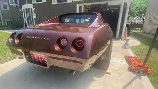 C3 Stingray Corvette just installed Granatelli Motor Sports exhaust cu