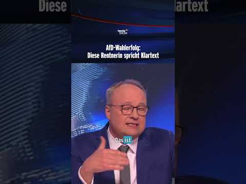 AfD-Wahlerfolg: Diese Rentnerin spricht Klartext | heute-show #shorts