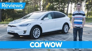 סקירת רכב שטח חשמלי של טסלה מודל X 2018 | סקירת מאט ווטסון