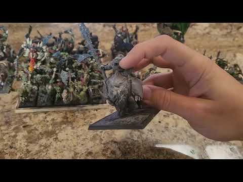 9th age Warhammer Orcs and Goblins Army showcase progress