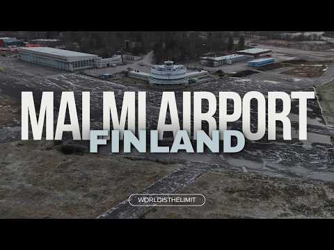 Helsinki's Historic Runway? ✨ A Drone's Eye View of Malmi Airport 🚁