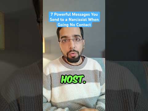 7 Powerful Messages You Send to a Narcissist When Going No Contact #narcisisst