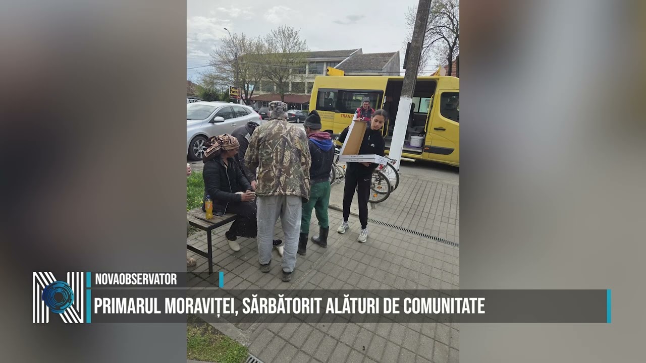 Primarul Moraviței, sărbătorit alături de comunitate
