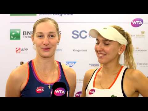 My Performance | E. Makarova & E. Vesnina Doubles Winners | 2016 WTA Finals Singapore