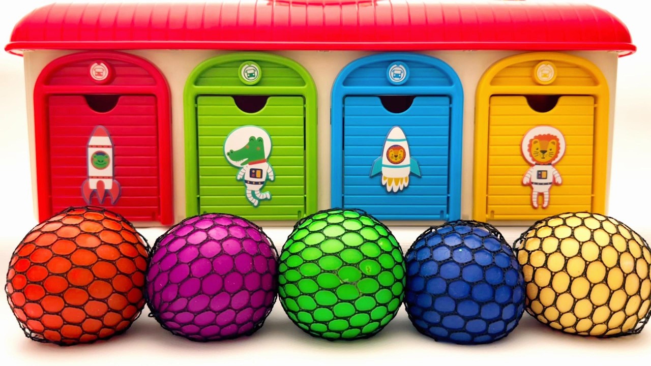 Satisfying Garage ASMR | Marble Run Style Color Mixing Beads in Magic Garage