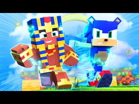 Minecraft: MAIS RÁPIDO QUE SONIC *mod do sonic* - PIRAMIDE ‹ Koow ›