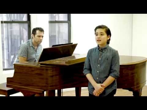 13 y/o Broadway star Joshua Colley sings 'If the World Only Knew" by Scott Evan Davis