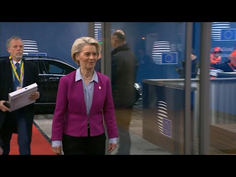 European leaders arrive at summit on Ukraine aid | AFP
