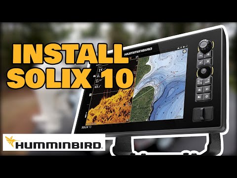 How to Install Humminbird Solix 10 Side Imaging Fish Finder