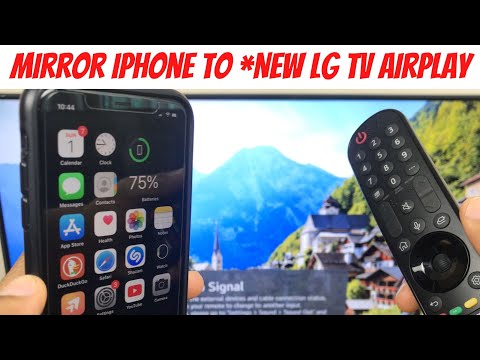 Connect iPhone to *New LG Smart TV Airplay - WebOS 6