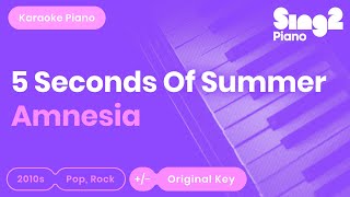 Amnesia (Piano Karaoke Demo) 5 Seconds of Summer