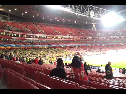 Borussia Dortmund supporters@ Emirates