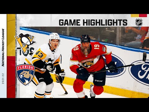 Penguins @ Panthers 10/14/21 | NHL Highlights