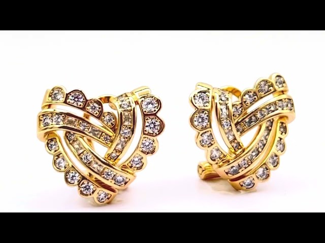 حلق حنين - مطلي بالذهب عيار 21k