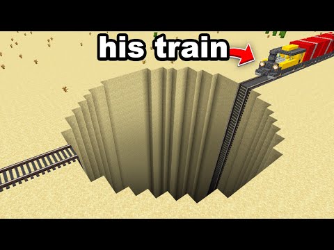 Doni Bobes - Fooling my Friend with a TRAIN MOD on Minecraft...