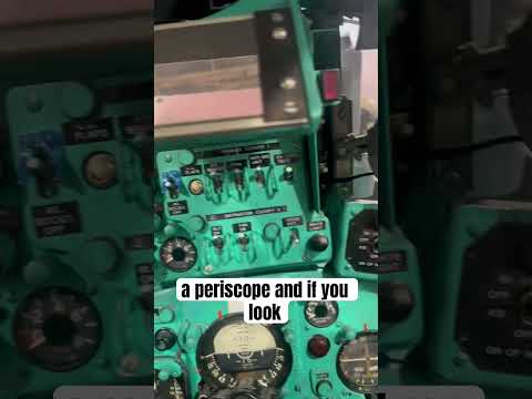 MIG 21 backseat visibility. This is where an instructor sits for jet training. Great fighter jet.
