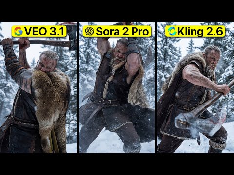 NEW AI Video Generator Kling 2.6 DESTROYS Veo 3.1 & Sora 2? Full Comparison