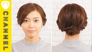 最強のモテヘア♡ミディアムギブソンタック|CCHANNELヘア