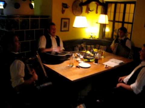 Music and "pascher" performed at the  Moserwirt - Salzkammergut - Bad Goisern, Austria