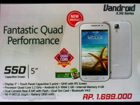 ADVAN Vandroid S5D 2014 Harga, Spesifikasi, Gambar Terbaru 2013
