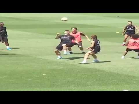 First Goal For Real Madrid on training ⚽️