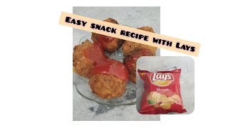 Chicken balls with Lays/easy & quick recipe
